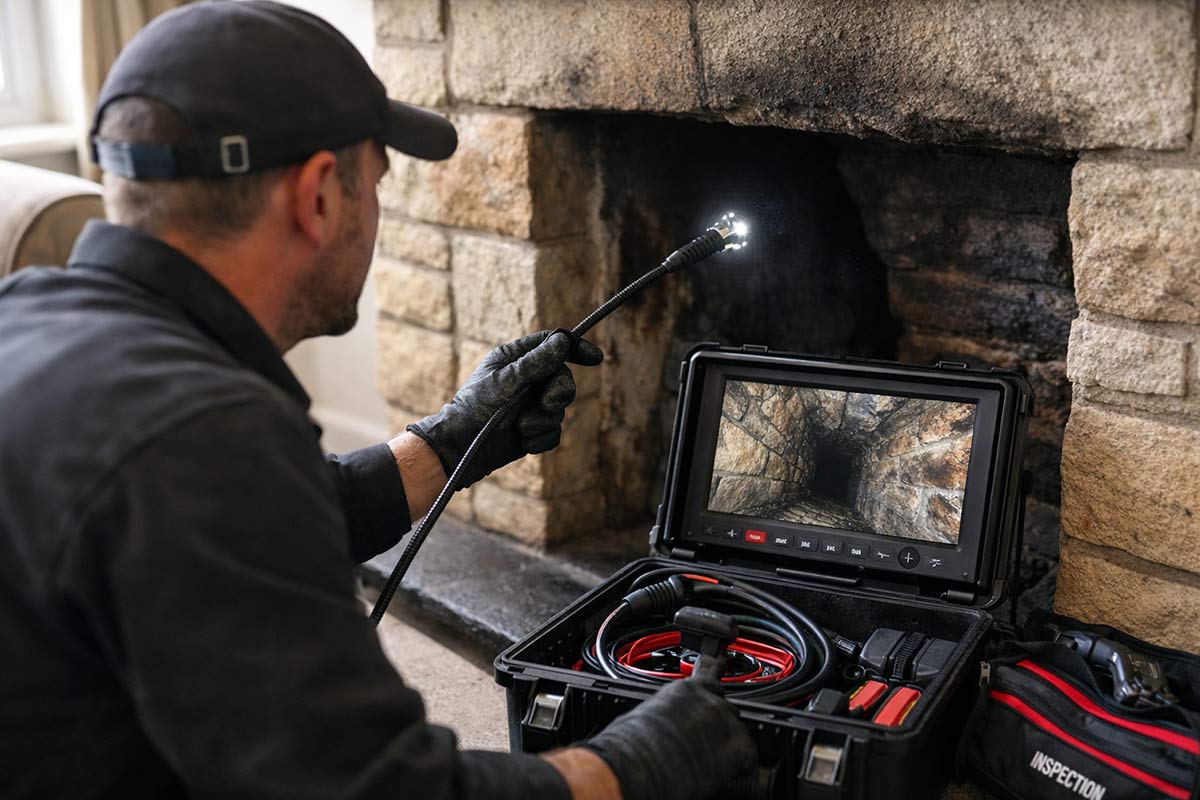 Chimney CCTV Camera Inspection