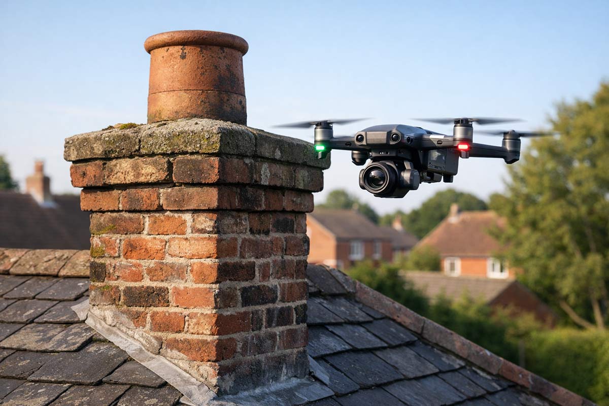 Chimney Drone Inspection